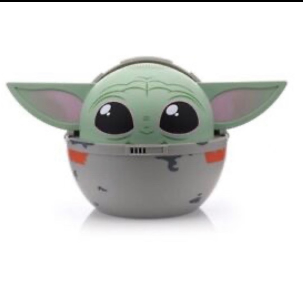 Star Wars Mini BlueTooth Speaker 8" Grogu in Pram 8hr playtime NIB
